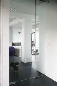 Verbouwing met glas