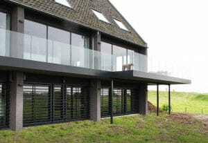 Verbouwde zijgevel